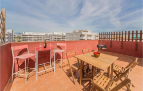 Nice apartment in El Grao de Moncófar with Indoor swimming pool, WiFi and Outdoor swimming pool